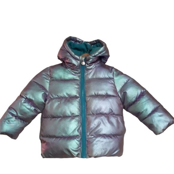 Disney Other - DISNEY Frozen Character Fleece Lined Winter Puffer Coat Toddler Girls 2T